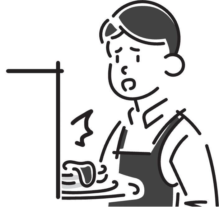 キッチンで困る人