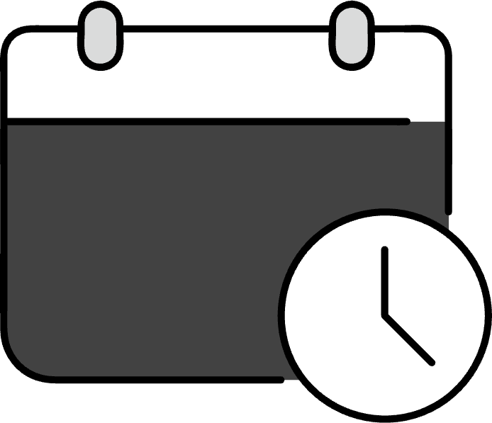 カレンダーと時計