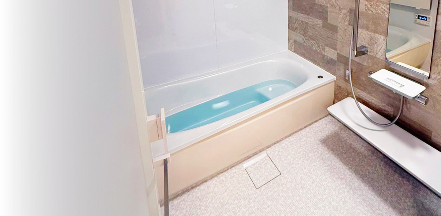 リフォームされたバスルーム